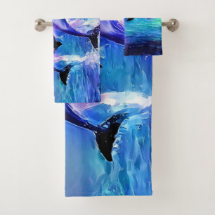 Dolphin Fantasy Bath Towel Set
