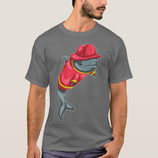 Dolphin Firefighter Fire department T-Shirt