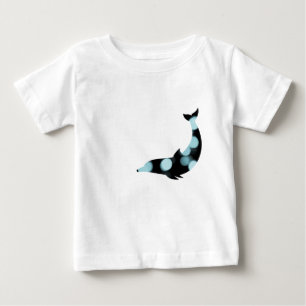 Dolphin Fish Blue Pattern Animal Water Dolphins Baby T-Shirt