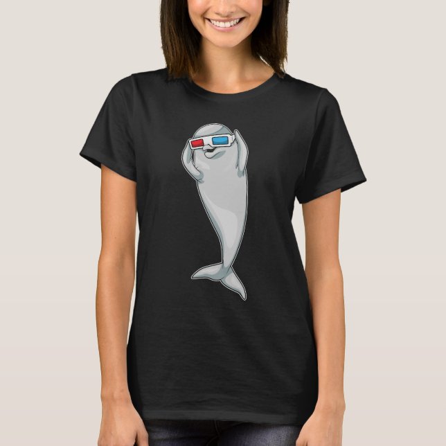 Dolphin Glasses T-Shirt (Front)