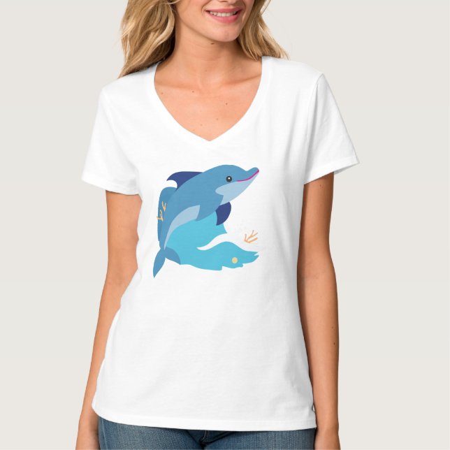 Dolphin graphic T-Shirt (Front)