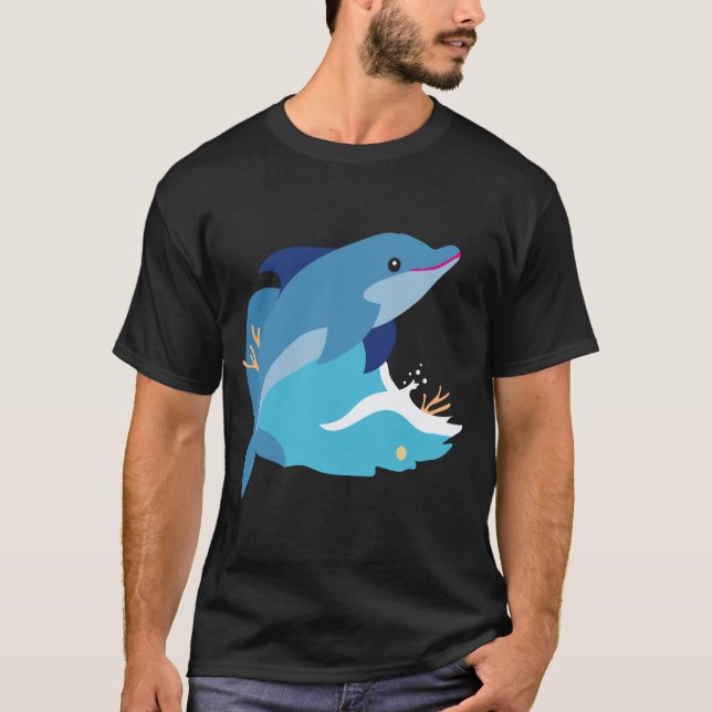 dolphin graphic T-Shirt (Front)