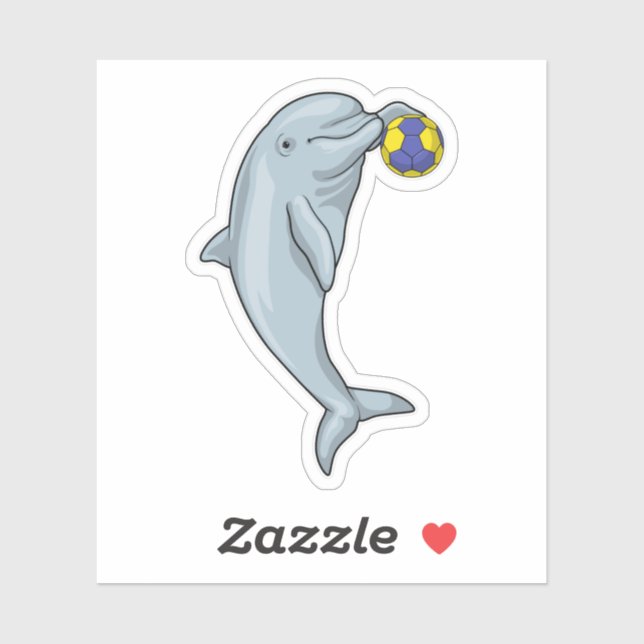 Dolphin Handball player Handball (Sheet)