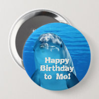 Dolphin Happy Birthday to Me Pin