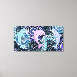 Dolphin Harmony Canvas Print
