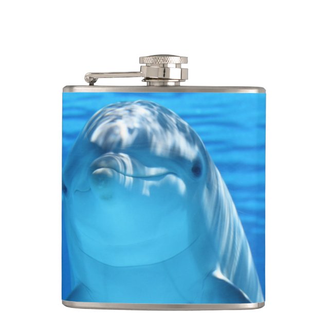 Dolphin Hip Flask (Front)