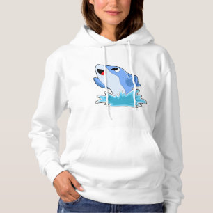 Dolphin in Water Hoodie