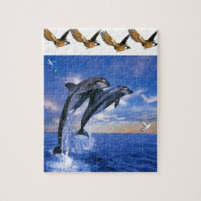 Dolphin Jigsaw Puzzle (Vertical)