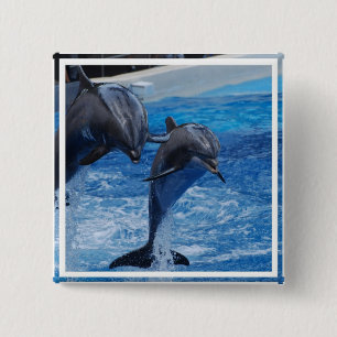 Dolphin Jumping  Button