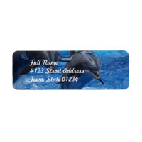 Dolphin Jumping Mailing Labels