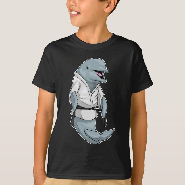 Dolphin Karate Martial arts T-Shirt (Front)