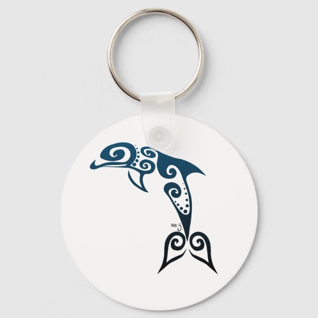 Dolphin Key Ring (Front)