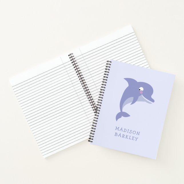 Dolphin Kid's Cute Notebook (Inside)