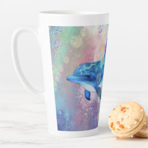 Dolphin Latte Mug