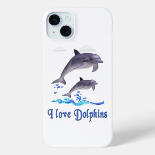 Dolphin Love iPhone 15 Mini Case