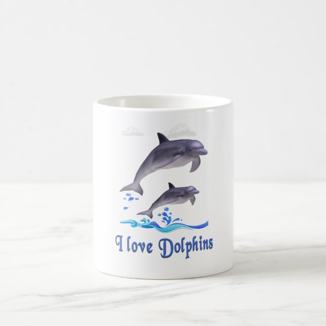 Dolphin Love Coffee Mug (Center)