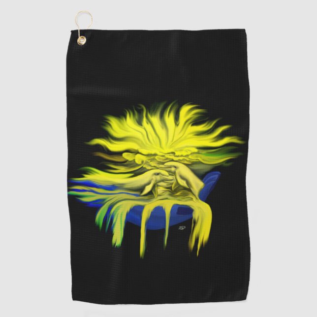 Dolphin Love Golf Towel (Front)