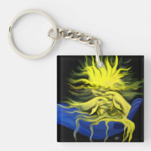 Dolphin Love Key Ring