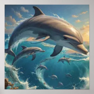 Dolphin Love Poster