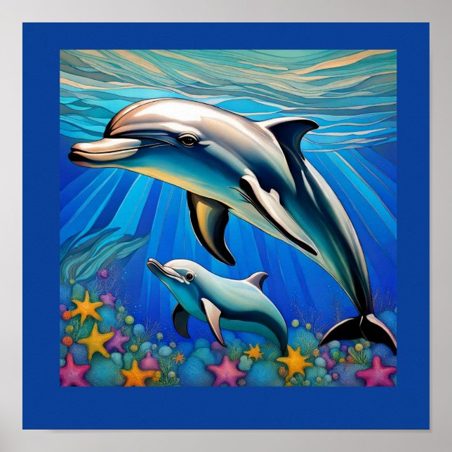 Dolphin Love Poster (Front)