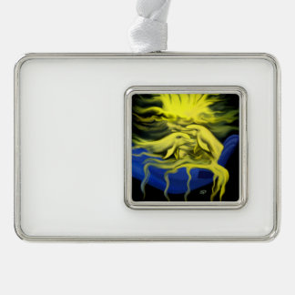 Dolphin Love Silver Plated Framed Ornament