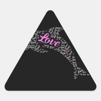 Dolphin Lover| dolphin design dolphin lovers Triangle Sticker