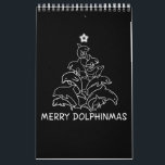 Dolphin Lover Gift| Dolphin Merry Christmas Tree Calendar<br><div class="desc">Dolphin Lover Gift| Dolphin Merry Christmas Tree</div>