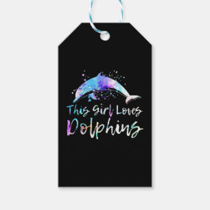 dolphin lover gift this girl loves dolphins tags