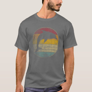 Dolphin Lover Vintage Distressed Retro 70S 80S 90S T-Shirt