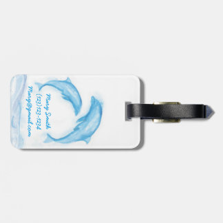 Dolphin Luggage Tag