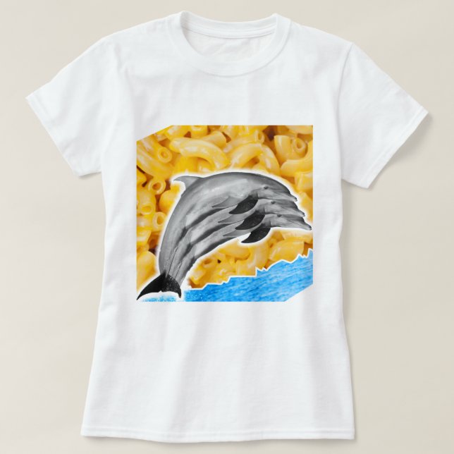 DOLPHIN MACARONI AND CHEESE SHIRT (Design Front)