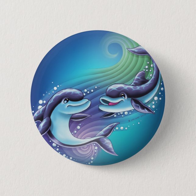 Dolphin Magic Button (Front)