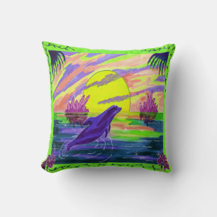 Dolphin Magic Throw Pillow