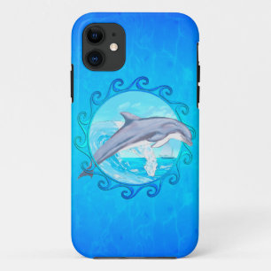 Dolphin Maori Sun iPhone 11 Case