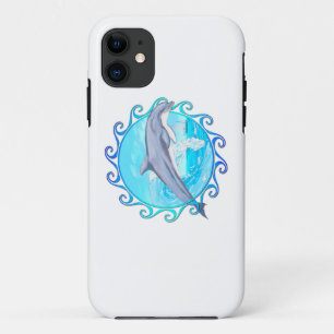 Dolphin Maori Sun iPhone 11 Case