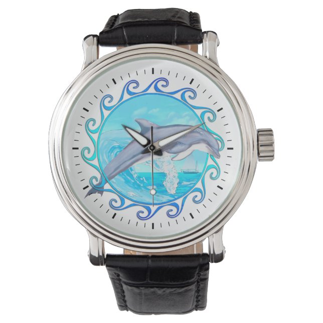 Dolphin Maori Sun Watch (Front)