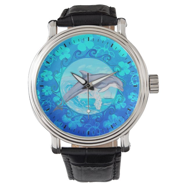 Dolphin Maori Sun Watch (Front)