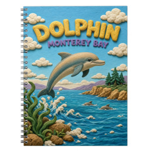 Dolphin Monterey Bay Modern KlayKoo Notebook