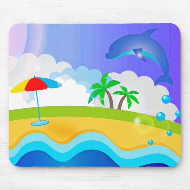 Dolphin Mouse Pad (Front)
