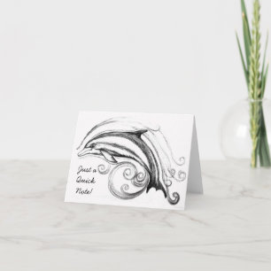 Dolphin Note card
