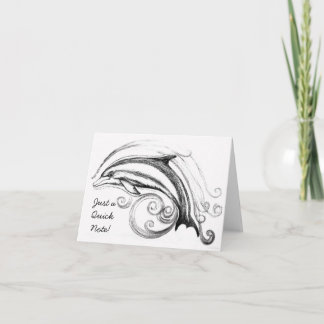 Dolphin Note card