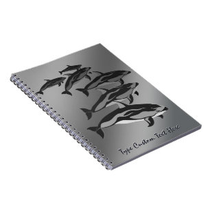 Dolphin Notebook Personalised Dolphin Art Journal