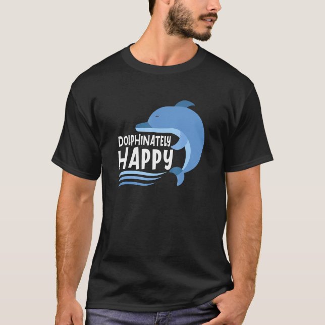Dolphin Ocean Dolphin Fish T-Shirt (Front)
