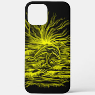 Dolphin pair in the sunshine iPhone 12 pro max case