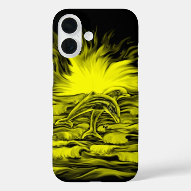 Dolphin pair in the Sunshine Case-Mate iPhone Case (Back)
