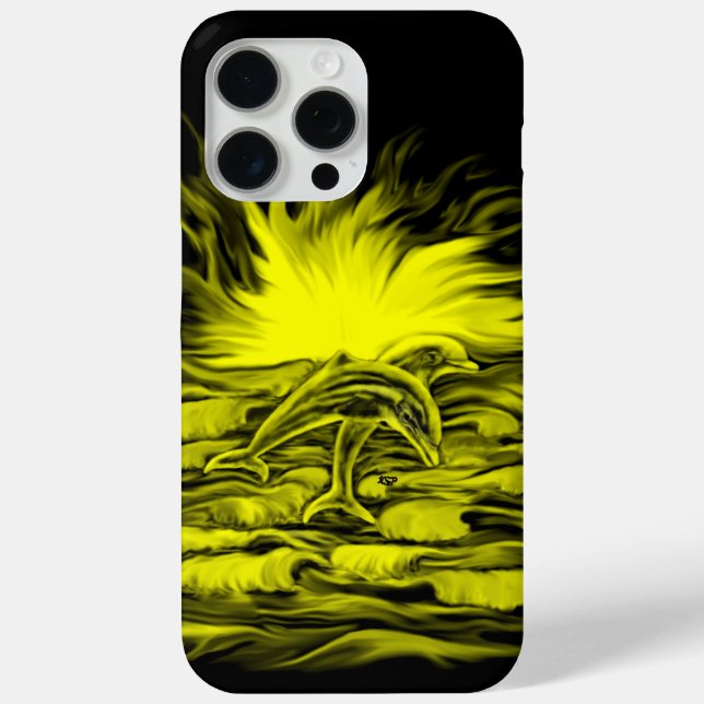 Dolphin pair in the Sunshine Case-Mate iPhone Case (Back)