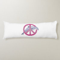 Dolphin Peace Pink
