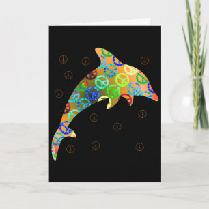 Dolphin Peace Sunday Greeting Card
