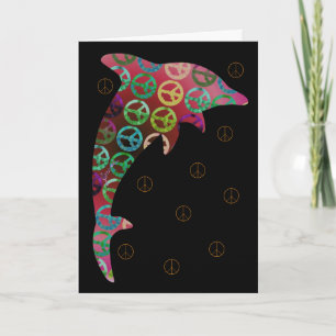 Dolphin Peace Tuesday Greeting Card