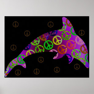 Dolphin Peace Wednesday Print